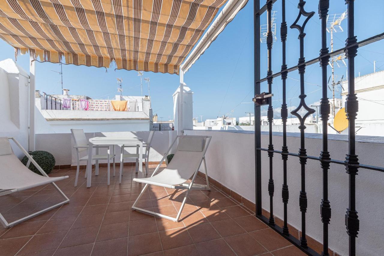 Apartamento Terraza Estampa De Cádiz Exterior foto